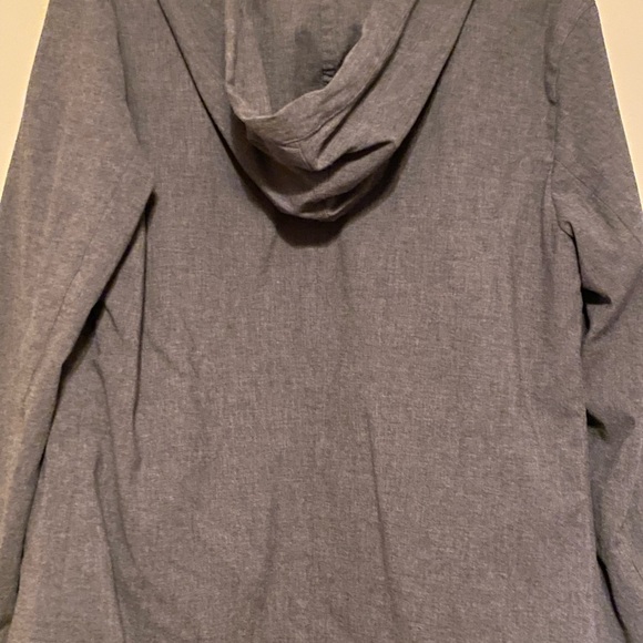 GAP light gray lined zipped hooded jacket - Picture 3 of 6